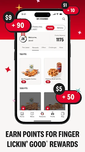 KFC US - Ordering App screenshot