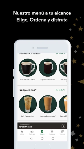 Starbucks México screenshot
