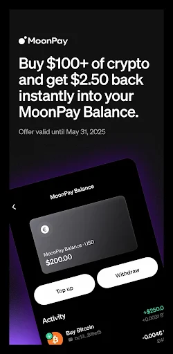 MoonPay: Buy Crypto & Bitcoin screenshot