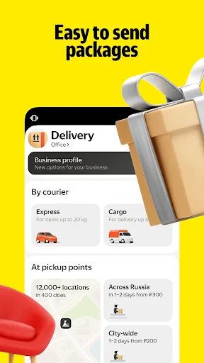 Yandex Go: Taxi Food Delivery screenshot