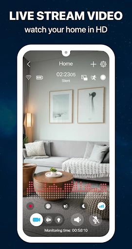 ZoomOn Home Security Camera screenshot
