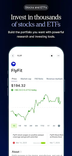 Public – Stocks and Options screenshot