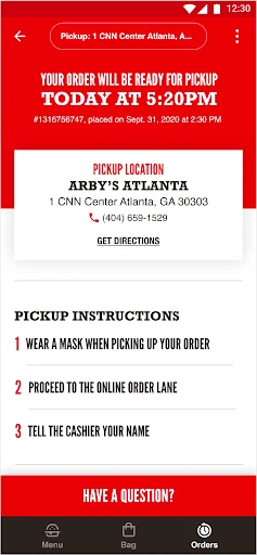 Arby's Fast Food Sandwiches screenshot