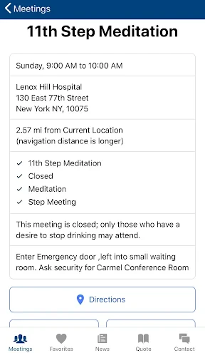 Meeting Guide screenshot