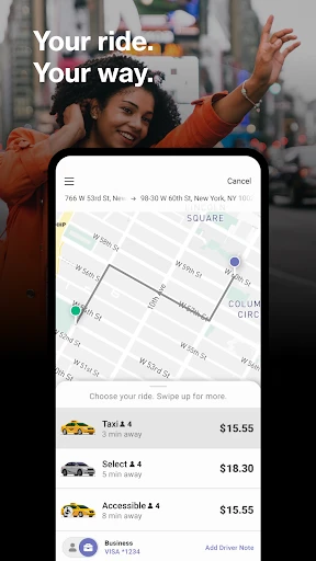 Curb - Request & Pay for Taxis screenshot