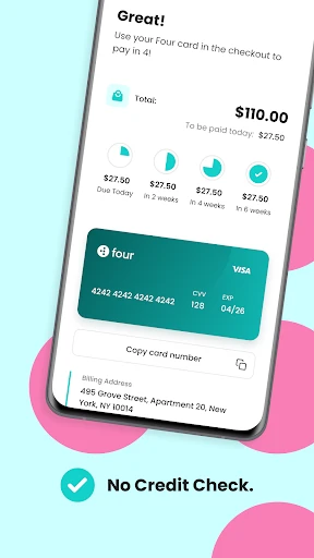 Four | Buy Now, Pay Later screenshot