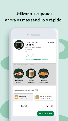Starbucks México screenshot