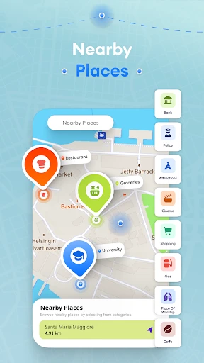 Map Drive - Radar, Speedometer screenshot