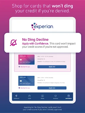 Experian screenshot