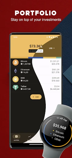 CryptoWatch screenshot