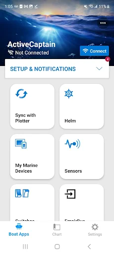 Garmin ActiveCaptain® screenshot