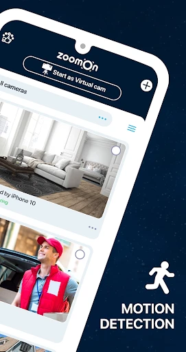 ZoomOn Home Security Camera screenshot