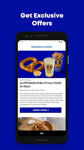 Auntie Anne’s Rewards screenshot