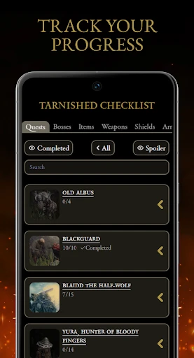Tarnished Checklist Premium screenshot