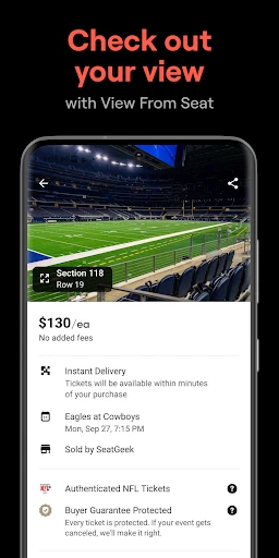 SeatGeek – Tickets to Events screenshot