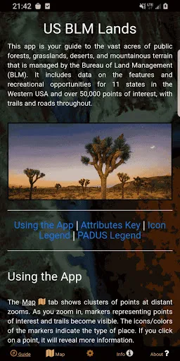 BLM Public Lands Map Guide USA screenshot