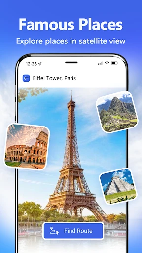 GPS Satellite View: Live Maps screenshot