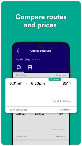 Trainline: Train travel Europe screenshot