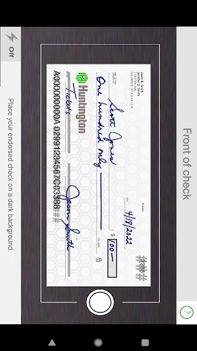Huntington Mobile Banking screenshot
