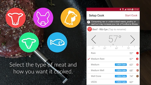 MEATER® Smart Meat Thermometer screenshot