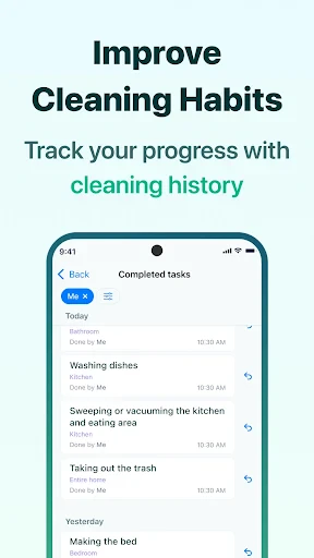 House Chores Cleaning Schedule screenshot