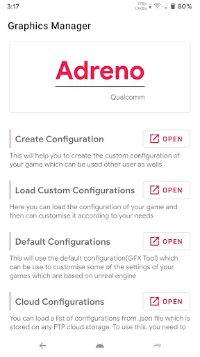 Graphics Manager : GFX Addon screenshot