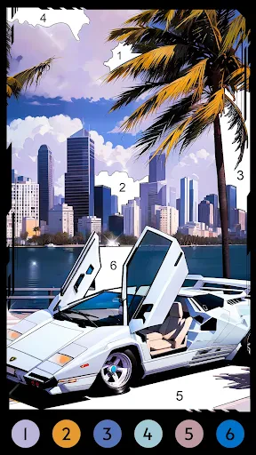 Alpha Color: Men coloring book screenshot