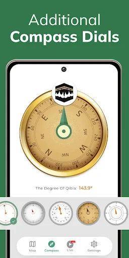 Qibla Finder Compass 100% screenshot