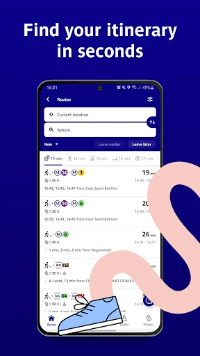 Bonjour RATP screenshot