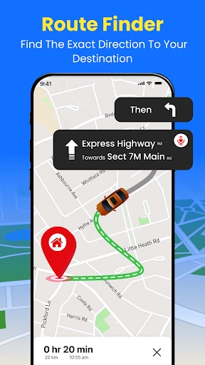 GPS Earth Maps Live Navigation screenshot