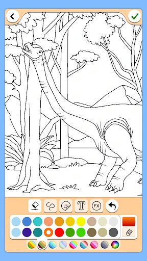 Dino Coloring Game screenshot
