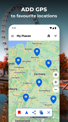 GPS Coordinates Locator Map screenshot